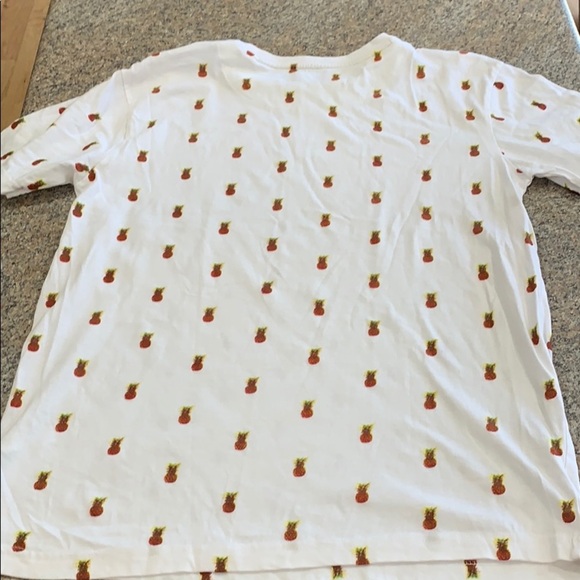 Denim & Flower T-shirt – size small - Picture 5 of 8